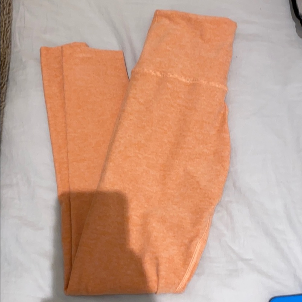 Beyond yoga orange coral leggings